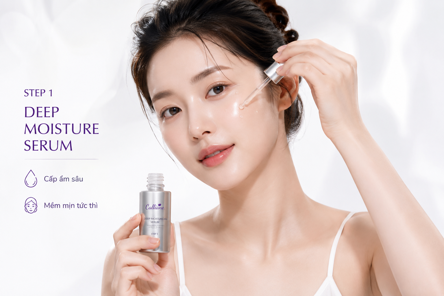 Bước 1 - Deep Moisture Serum